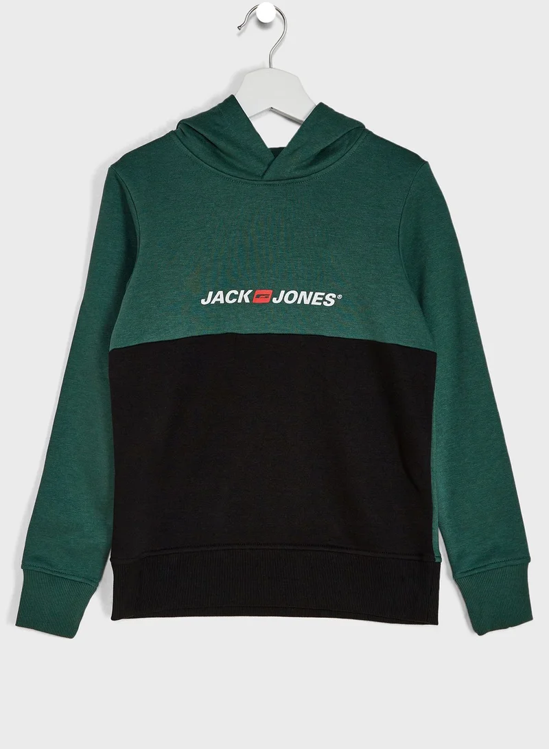 Jack & Jones Junior Youth Colour Block Hoodie
