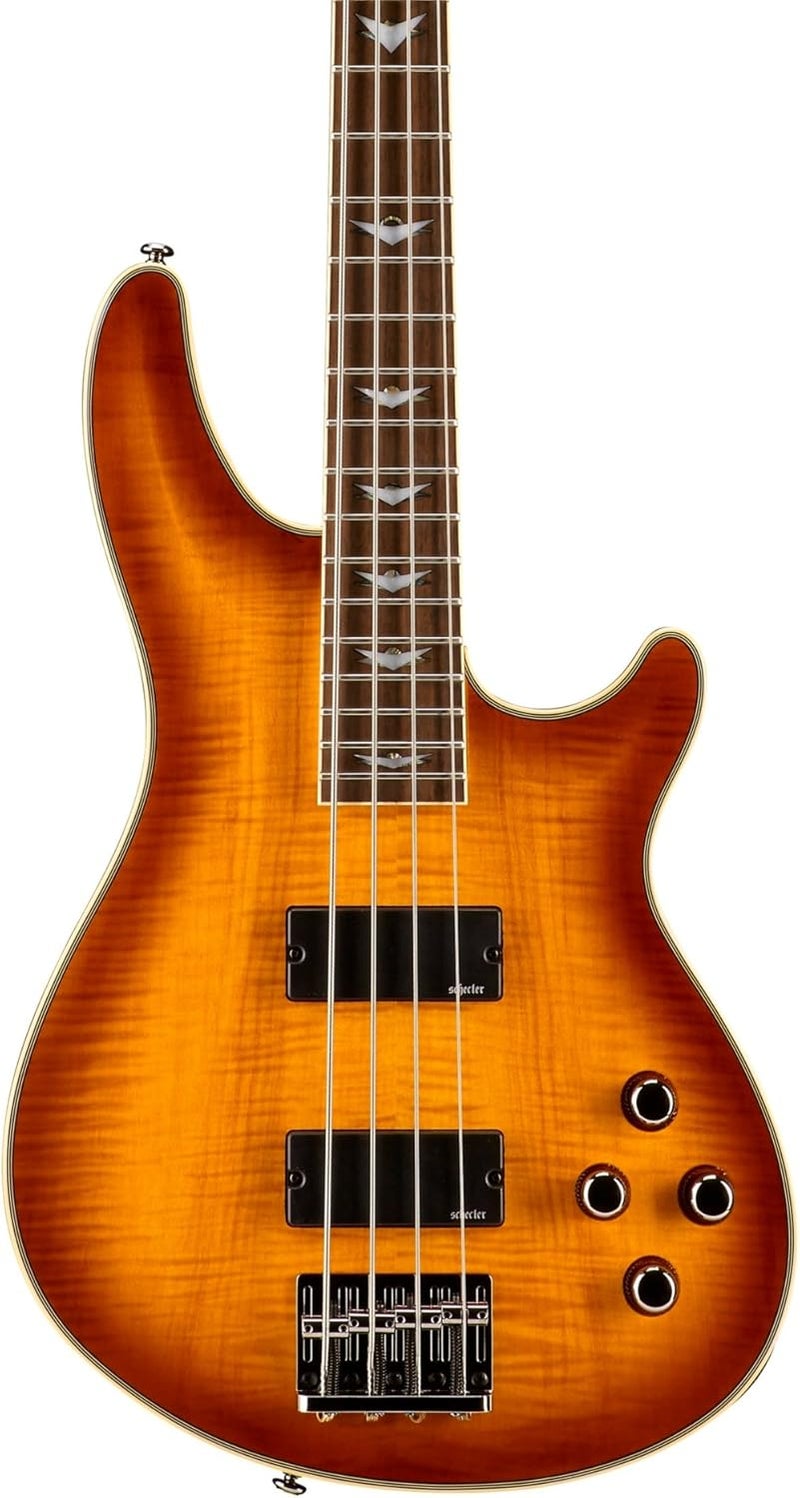 Schecter Omen Extreme 4-String Electric Bass Guitar - Vintage Sunburst - Image 1