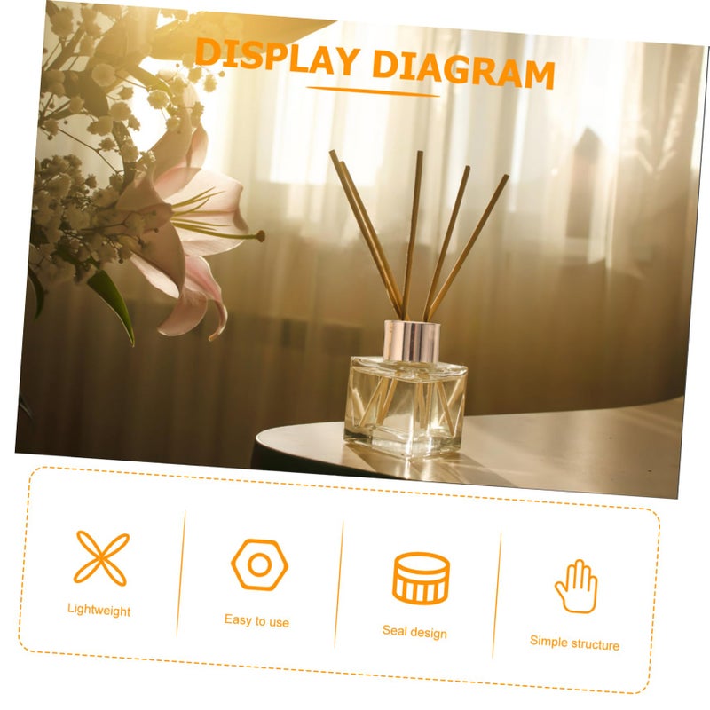 أغطية قصب الذهبي العطري 10 قطع DIY أغطية زجاجات العلاج العطري لمبخرات الزيوت الأساسية - Image 4