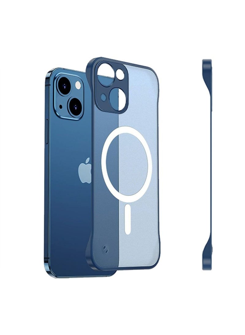 TEAM LUXURY Slim Case for iPhone 15 Compatible with MagSafe, Ultra Thin Frameless Case Accessories with Mag Safe Wireless Charging, Anti-Yellow Shockproof Magnetic Cover for iPhone 15  - Image 1
