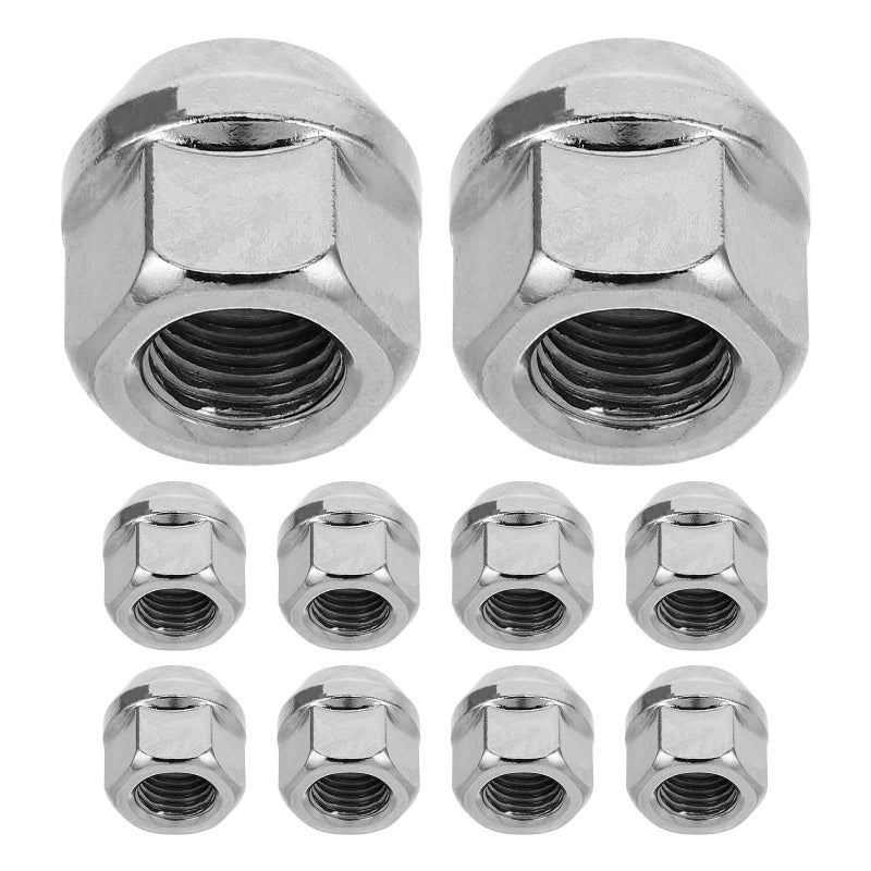 Open End Acorn Lug Nuts 10Pcs M12x1 5 Steel for Trailer Truck Wheel Studs - Image 2