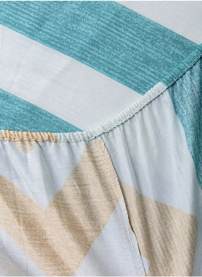 Generic Striped Pattern Fitted Sheet  - Image 4