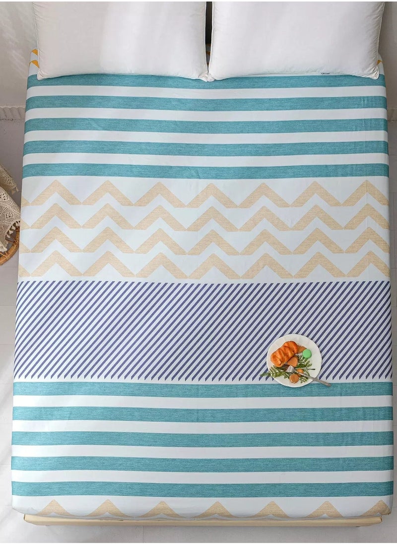 Generic Striped Pattern Fitted Sheet  - Image 5
