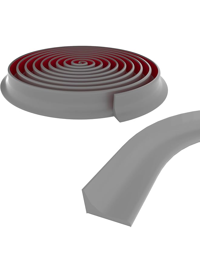 The Bros Shower Threshold Water Dam, Self-Adhesive Silicone Shower Barrier Water Stopper Shower Door Bottom Seal Strip Shower Splash Guard for Bathroom Kitchen Bathtub - Image 1