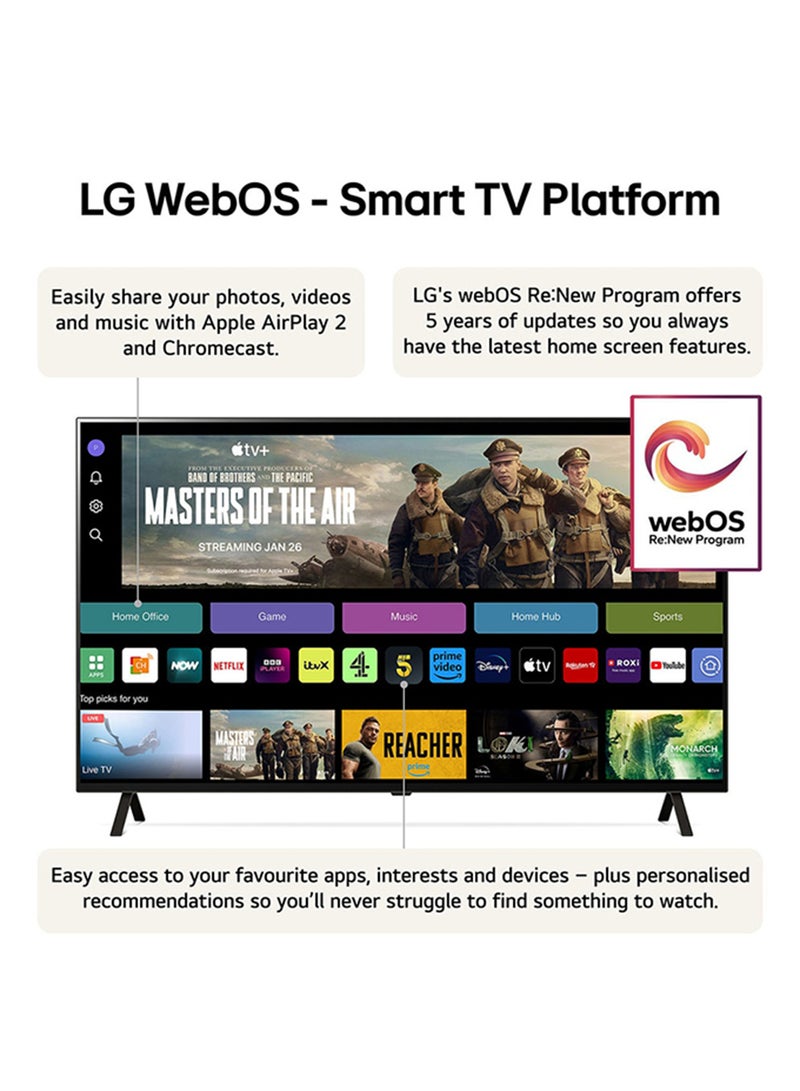 LG 55-Inch 4K Ultra HD Smart OLED TV With AI ThinQ, Dolby Vision IQ, Dolby Atmos, webOS, Alexa Built-In, Google Assistant, HDMI 2.1, Gaming Mode OLED55B46LA Black OLED55B46LA Black - Image 5