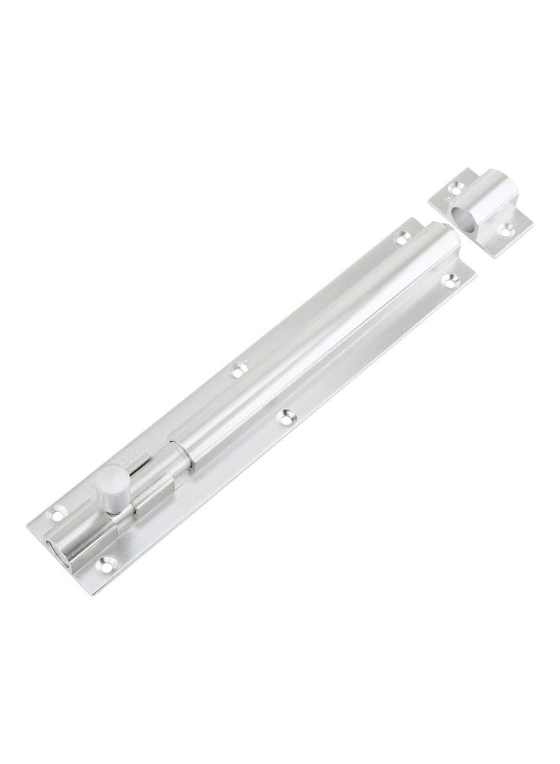 KNP KNP Tower Bolt Silver is a durable and secure locking mechanism designed for doors, gates, cabinets, and windows.