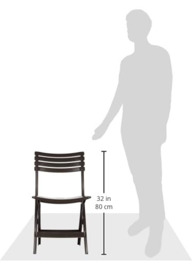 Cosmoplast Set of 2 Folding Camping Chair (Dark Brown)  - Image 3