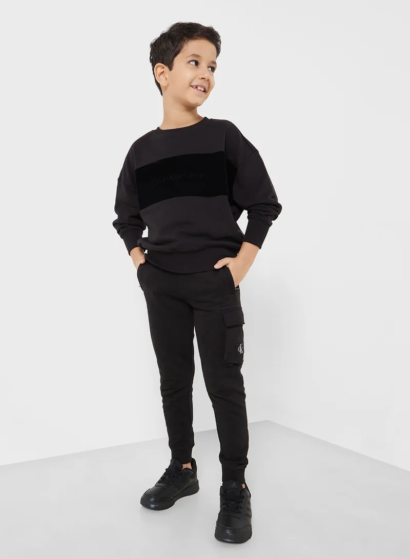 Calvin Klein Jeans Kids Logo Sweatpants