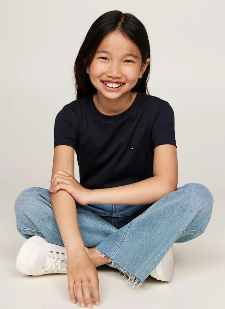 TOMMY HILFIGER Kids 2 Pack Crew Neck T-Shirt