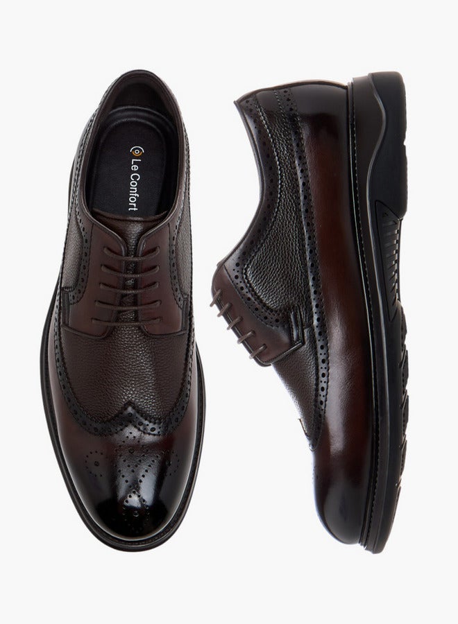 لو كونفورت أحذية ديربي برباط بنقوش دانتيل - Image 3