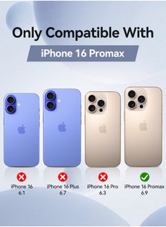 Tersely Magnetic Case for iPhone 16 Pro Max 6.9inch, Compatible with MagSafe, Scratch-Resistant Back, Anti-Scratch Clear Back Magnetic Phone Cover  - Image 2