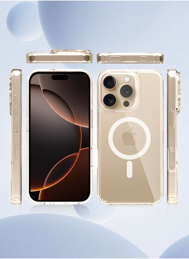 Tersely - Magnetic Case for iPhone 16 Pro Max 6.9inch, Compatible with MagSafe, Scratch-Resistant Back, Anti-Scratch Clear Back Magnetic Phone Cover - Image 1