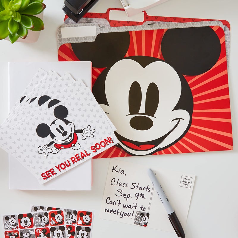 Eureka Mickey Mouse Throwback File Folders, Pack of 4 - Image 4