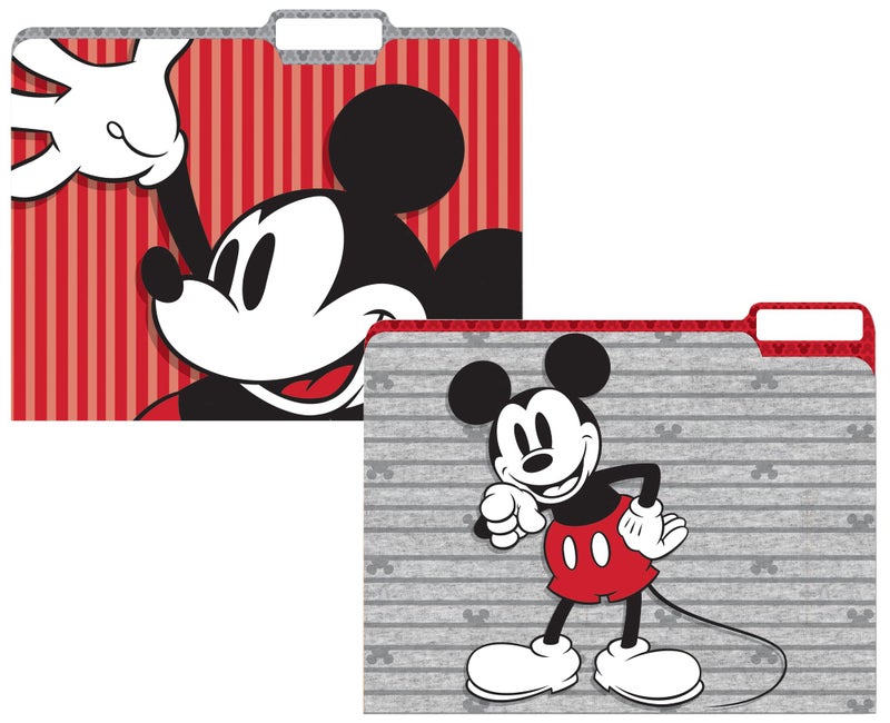 Eureka Mickey Mouse Throwback File Folders, Pack of 4 - Image 3