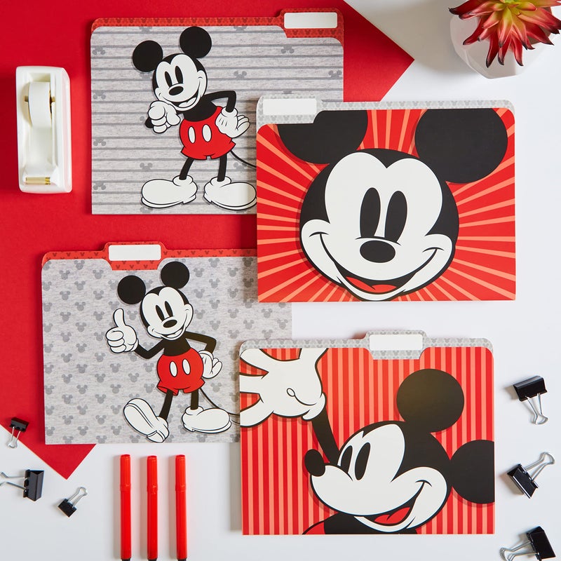 Eureka Mickey Mouse Throwback File Folders, Pack of 4 - Image 5