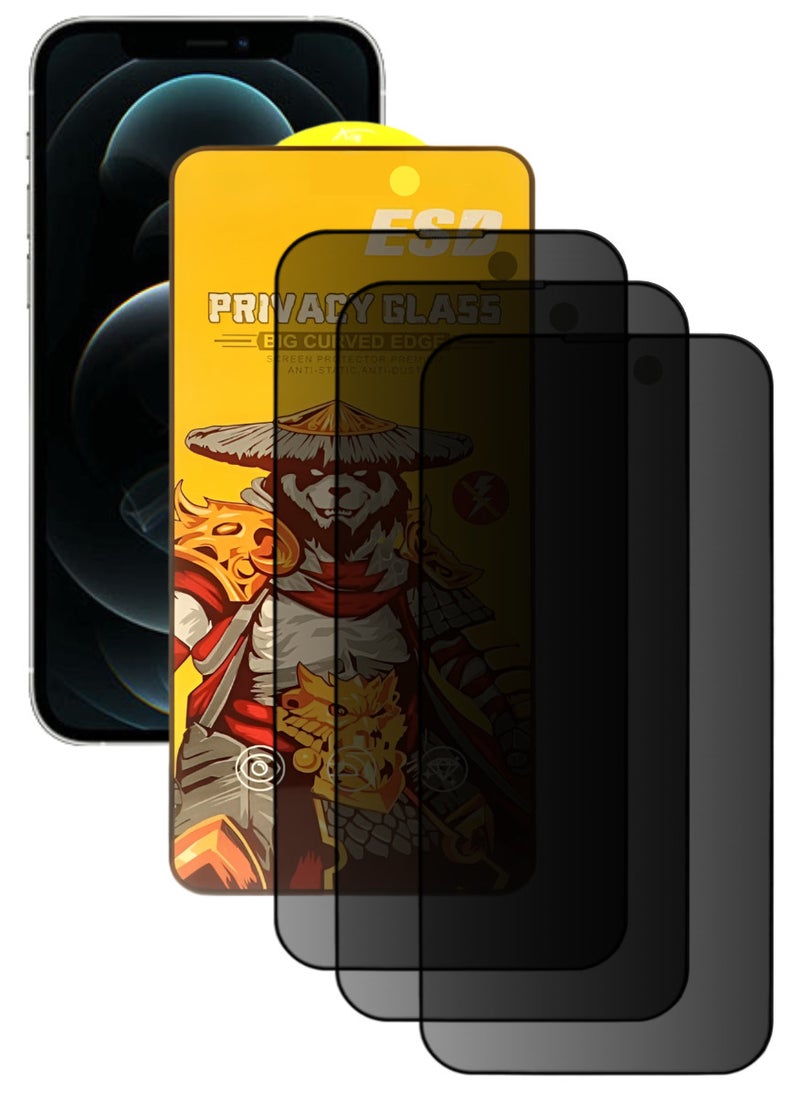 اي اس دي ثلاث قطع، واقي شاشة عالي الجودة لهاتف ايفون 12 برو - Image 1