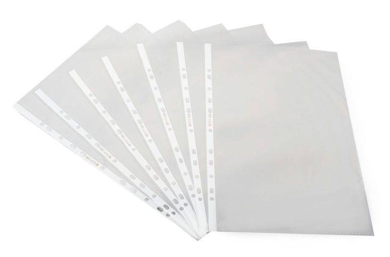 AmazingHind Fs Size Transparent Protector Leaf For Certificates, Documents And Other Important Papers.Compatible With All Kinds Of Filling System, Dust And Scratch (Size: Fs, Pack Of 125) - Image 1