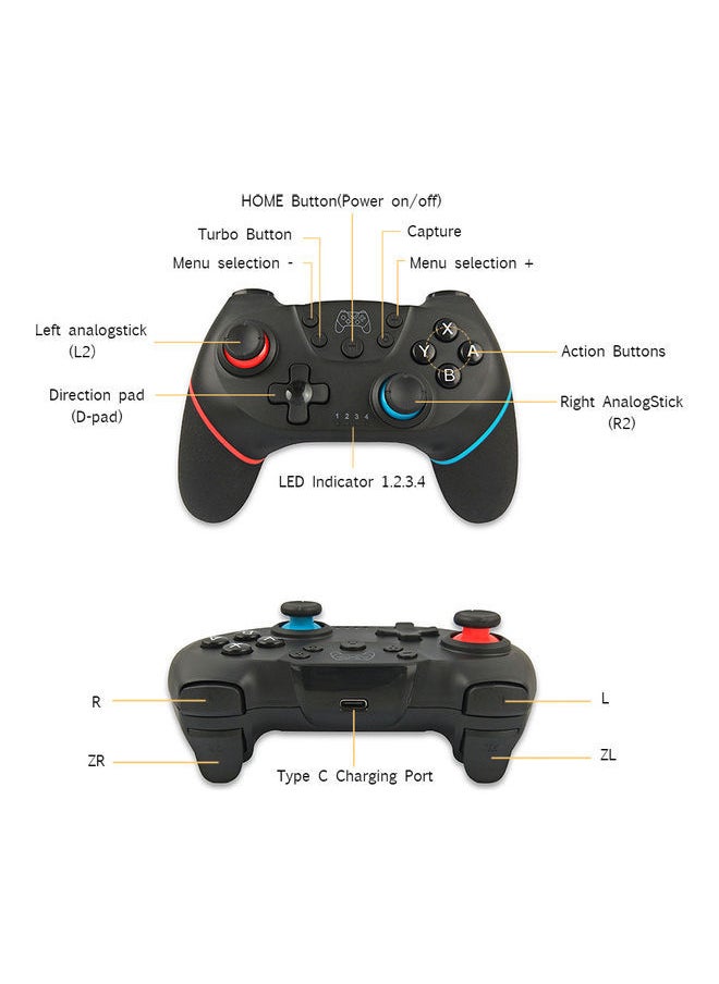 ماركة غير محددة Gamepad With 6-Axis Handle Wireless  - Image 4