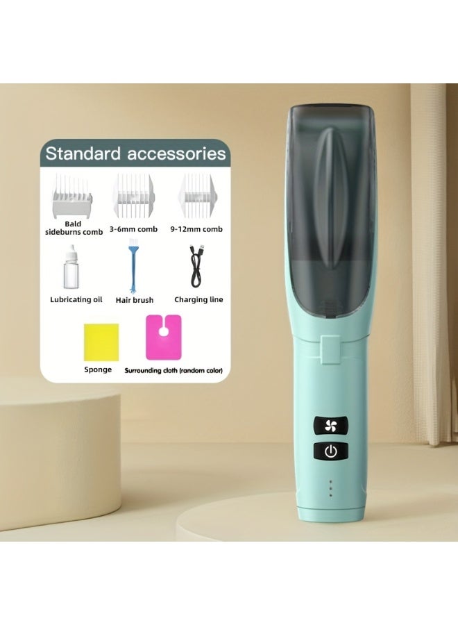 general Children's Electric Hair Clipper, Youth Hair Clipper, Silent Home Trimmer with Hair Collection Function, Portable USB Charging Smart Set, Safe and Smooth Ceramic Blade, Suitable for Adults, Babies, Children and the Elderly, Ceramic Blade Does Not Get Stuck, The Whole Body Is Washable - Image 2