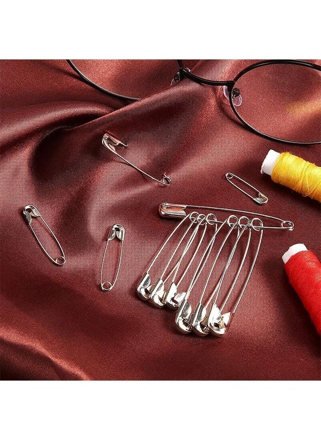 Safety Pins 90pcs 3-Size Strong and Heavy Duty Nickel Plated Safety Perfect for Clothes Crafts Sewing Pinning and More - Image 4