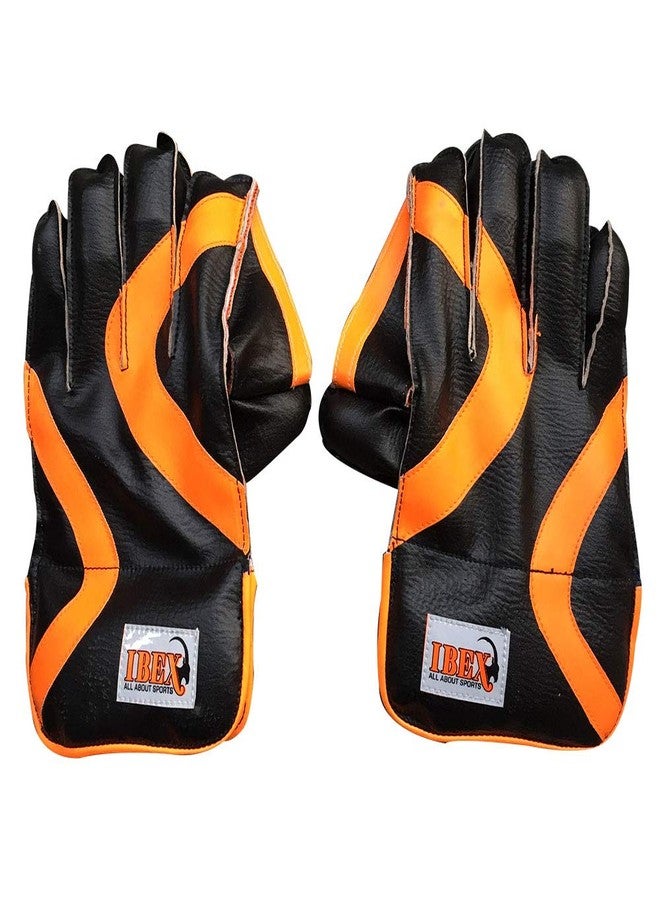 JetFire Ibex College Wicket Keeping Gloves (Men, Orange) - Image 3