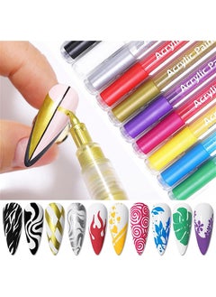 Acrylic Paint Markers Pens  for Nails Painting Wood Fabric Card Paper Ceramic & Glass Paint Marker  APM(Gold) - pzsku/ZA59BBEFC1CD18CBFE43CZ/45/_/1697194287/dea2eb42-c8b1-4a14-b0c4-3f1ad2b8334b