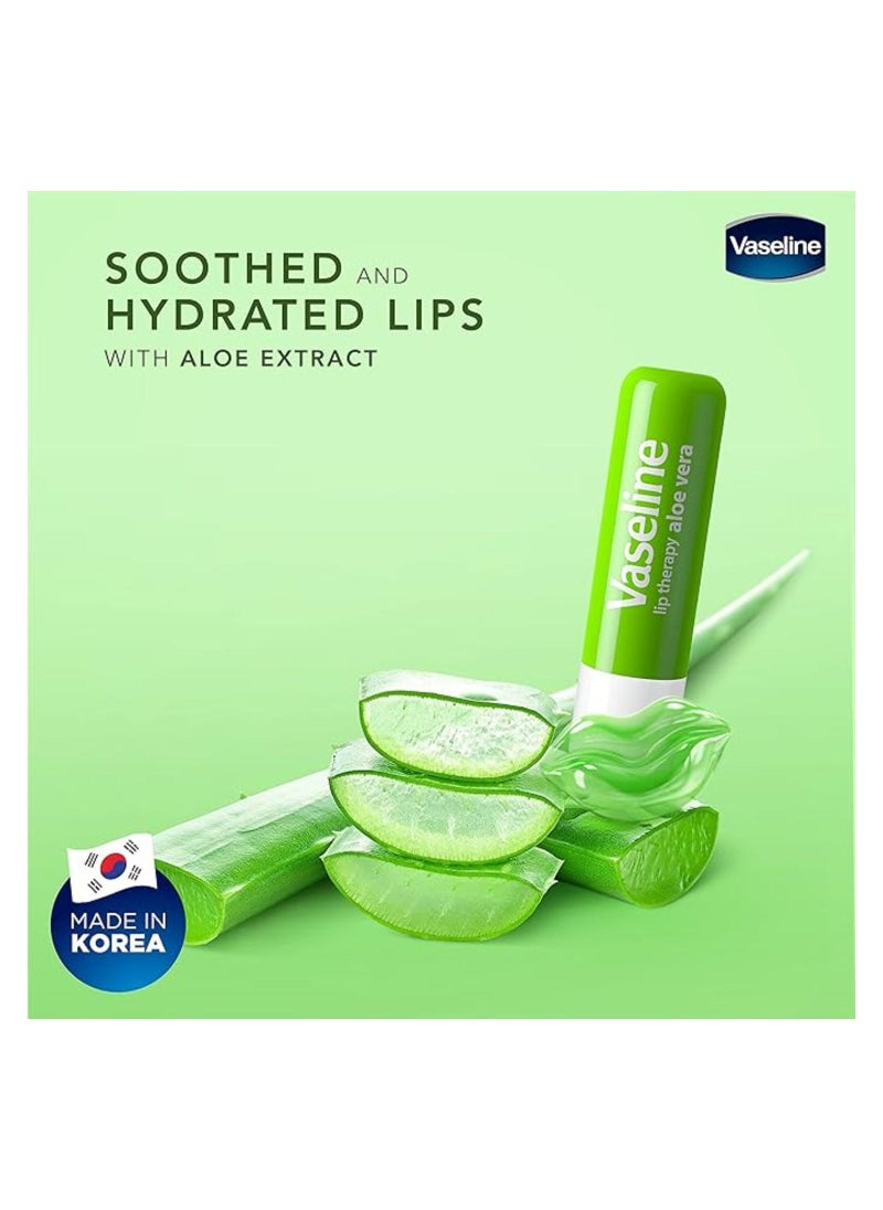 Vaseline Lip Care With Aloe Vera 4.8g - Image 2