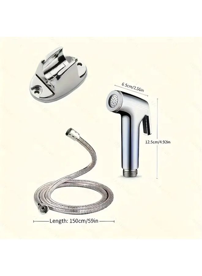 1pc Handheld Shower Sprayer Set With Hose Holder For Pet Bath Car Wash - Image 3