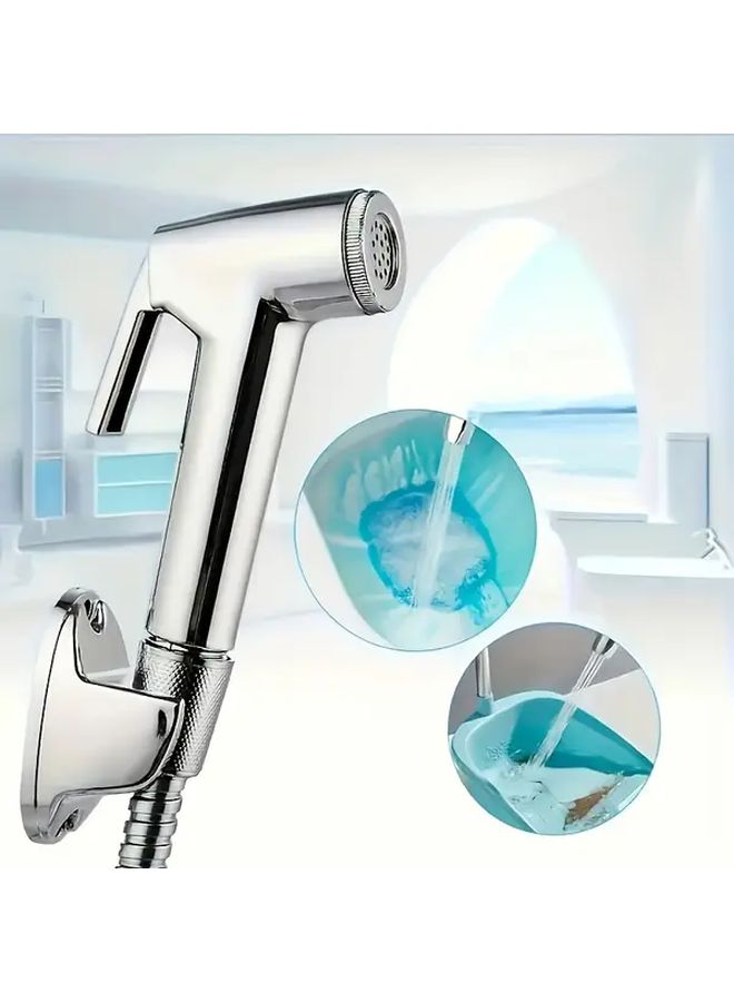 1pc Handheld Shower Sprayer Set With Hose Holder For Pet Bath Car Wash - Image 4