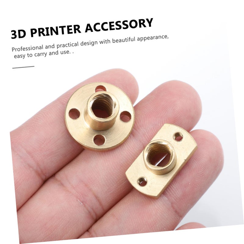 6Pcs Trapezoidal Screw Nuts Low Friction Wear Resistant for 3D Printer CNC Machine Projects - Image 4