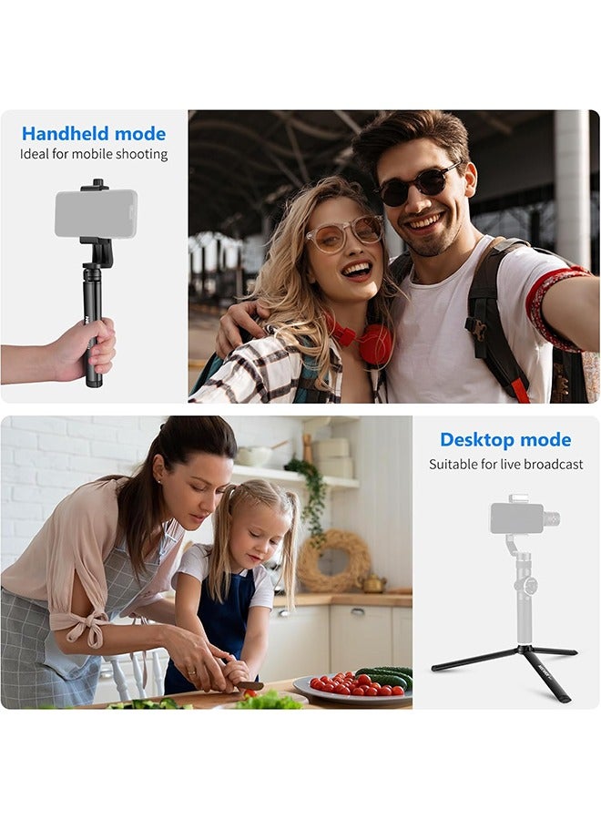 Neewer NEEWER Mini Metal Tripod, Table Stand, Desktop Compact Tripod Compatible with Crane M2, Smooth Q2, Gimbal Grip Stabilizer and All Cameras  - Image 4
