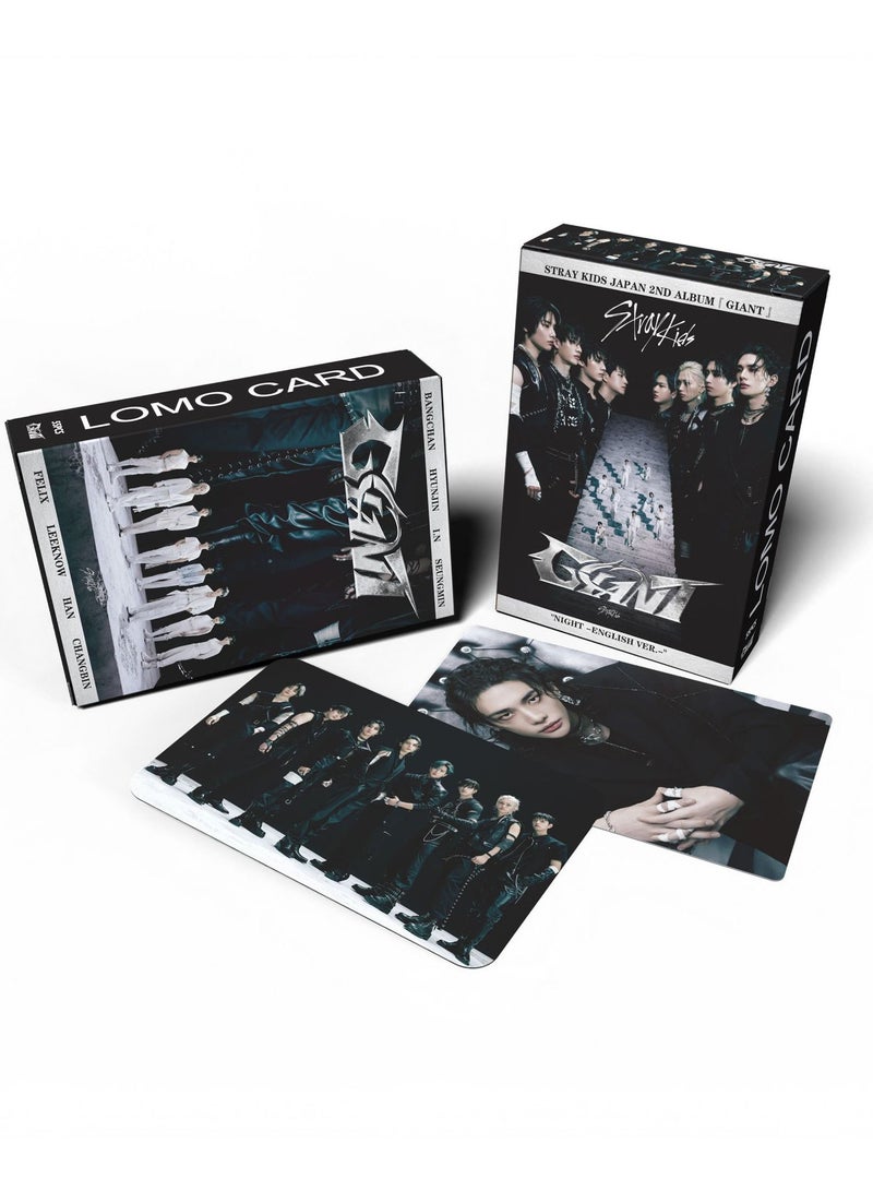 NIBEMINENT 55 Pcs Kpop Stray Kids GIANT Lomo Cards Card For Fans Collection Gifts - Image 3