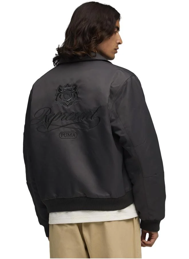 Puma Flat Dark Gray PUMA x REPRESENT Bomber Jacket Men for Men | Best Price UAE