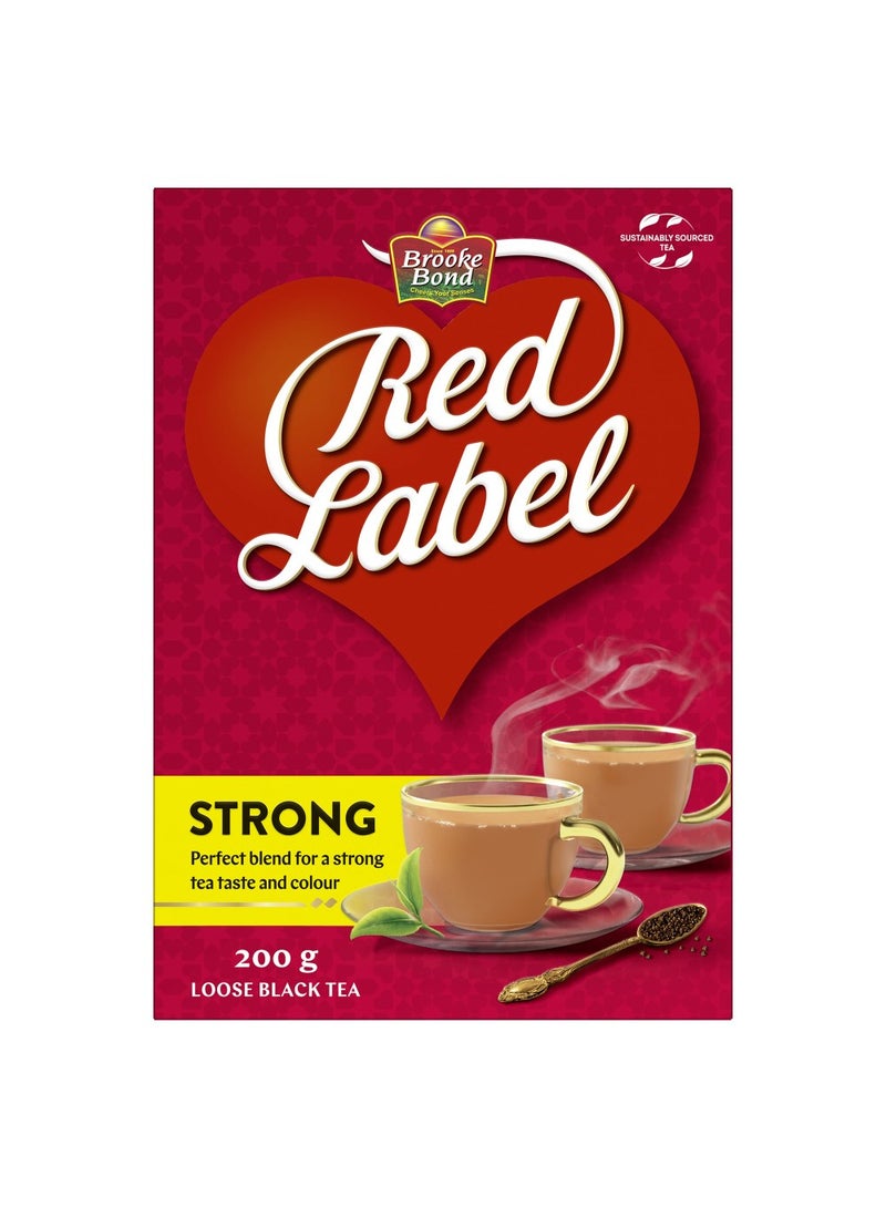 Brooke Bond Red Label Black Loose Tea 200g