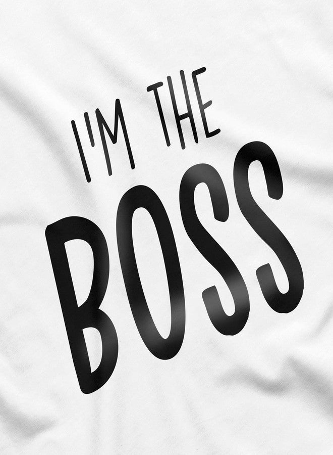 Printique Organic GOTS Certified Baby Onesie Unisex Bodysuit 0-18 months - I'm The Boss | Hand-Made for First-Time Parents (3-6 Months, I'm The Boss) - Image 4