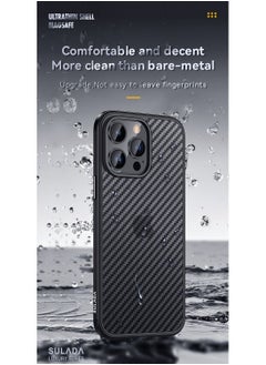 Case Compatible for iPhone 14 Pro 6.1 inch Ultra-thin and Durable Carbon Fiber Cover Shockproof Fall Proof Black - pzsku/ZA59C8E563B4B47B7C46CZ/45/_/1720080188/ece70f5d-7bd4-4ba2-a50c-11c0363f1822