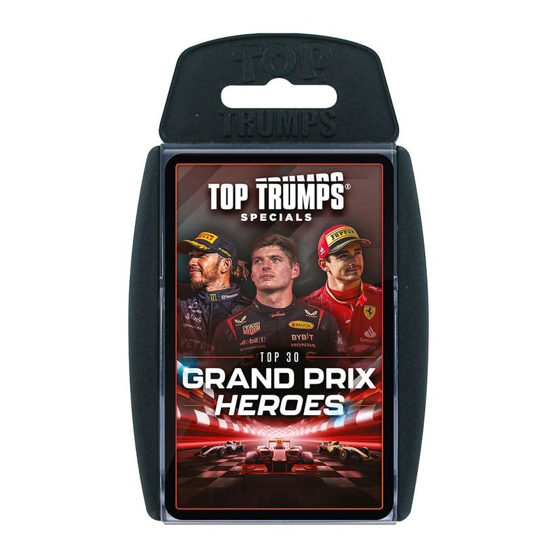 Top Trumps لعبة بطاقات توب ترومبس أبطال جائزة F1 الكبرى ألعاب عائلية للأطفال والبالغين ألعاب تعليمية ألعاب بطاقات للأطفال للاعبين 2 ألعاب حرب للأطفال ألعاب بطاقات للعائلات حروب بطاقات للأطفال من 15 عامًا فما فوق - Image 2