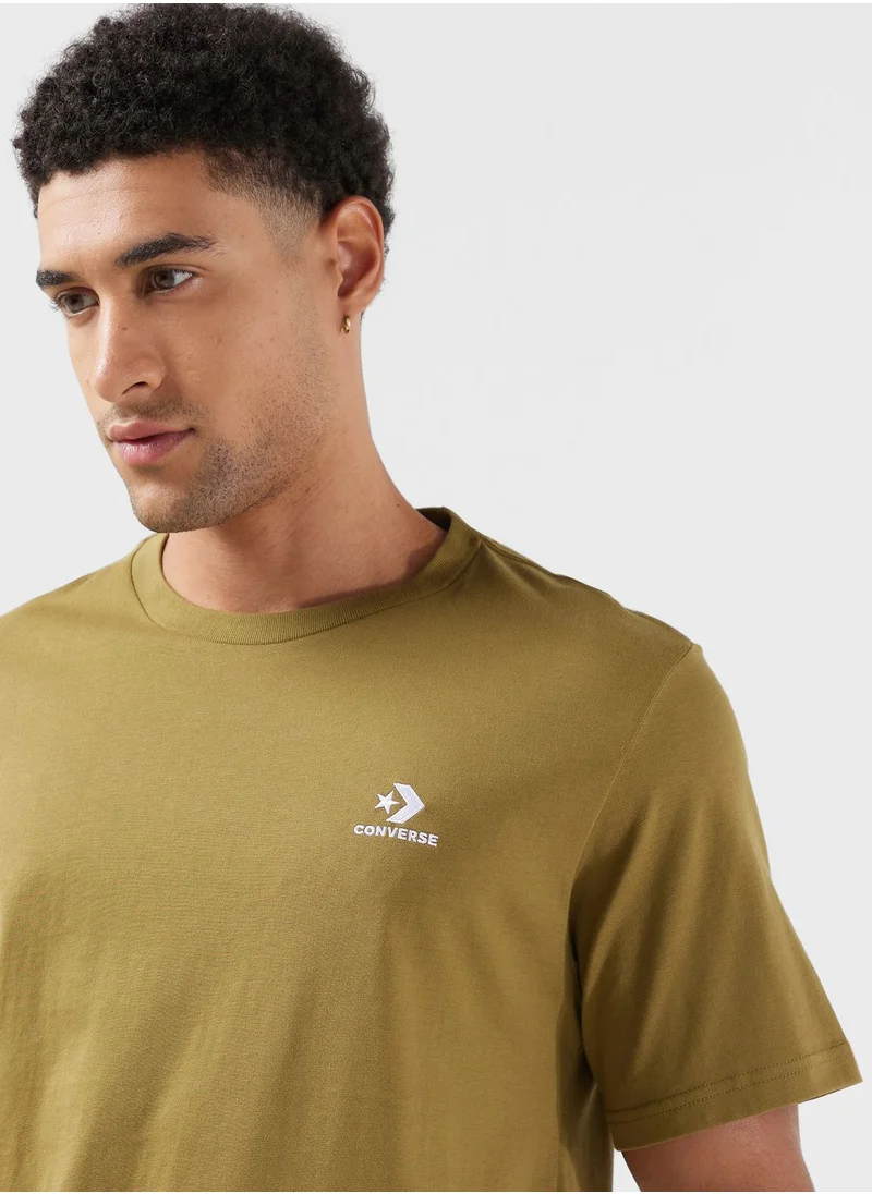 CONVERSE Embroidered Star Chevron T-Shirt
