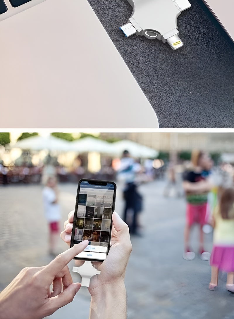 USB Flash Drive High Speed 4 In 1 Multi-function OTG USB Flash Drive Type-C Pen drive 3.0 Memory Disk For iPad Android iOS PC 128GB - Image 5