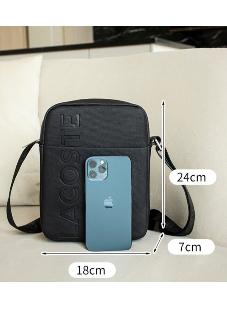 LACOSTE Lacoste Crossbody Bag BLack  - Image 2