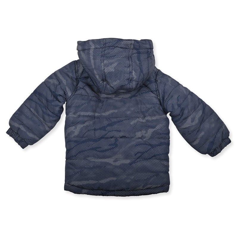 Arctic Quest Boys' Bib Snow Pants and Ski Jacket Water-Resistant Snowsuit For Kids Winter Hooded Jacket, Navy, 5-6 - Image 5