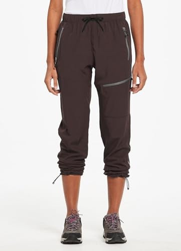 baleaf Travel Pants Women Hiking Long Tall Lightweight Quick Dry Water Resistant Cargo Pants 31'' Black Size M - Image 2