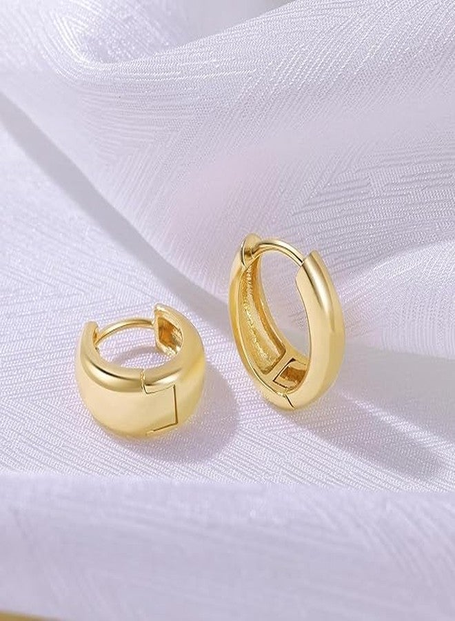 DEVIN Big size Bali Piercing Men Jewellery Golden Studs Combo Stylish Hoop Clip on Earings Gold Ear rings Earrings For Men Boys Gents Girls Boyfriend Girlfriend - BALI-M9151 (2 PCS) - Image 2