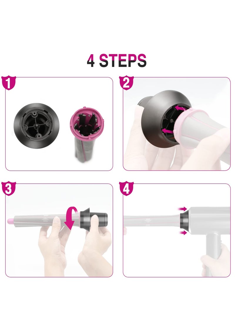 SOLARAE Adapters for Dyson Hair Dryers, Multifunctional Hair Dryer Accessories Curling Nozzles and Curling Accessories Adapters for Drying, Straightening, Curling and Straightening Hair - Image 5