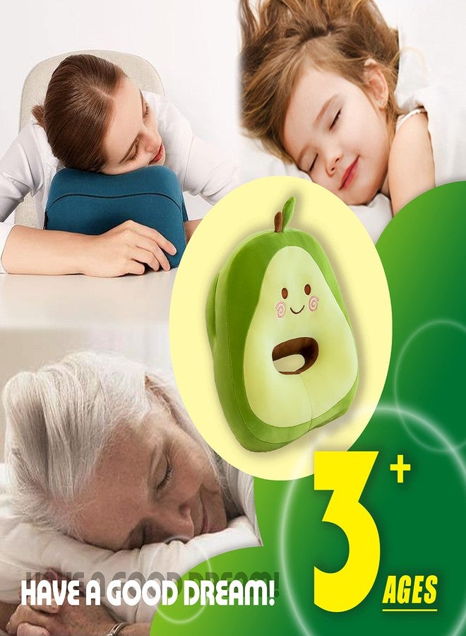 KG ALPHA Avocado Plush Stuffed Cute Napping Toy Pillow for Kids Girls, Kawaii Toys Throw Pillow Doll Gift for Girlfriend, Office Neck Pillow for Cervical Pain Relief - Image 2