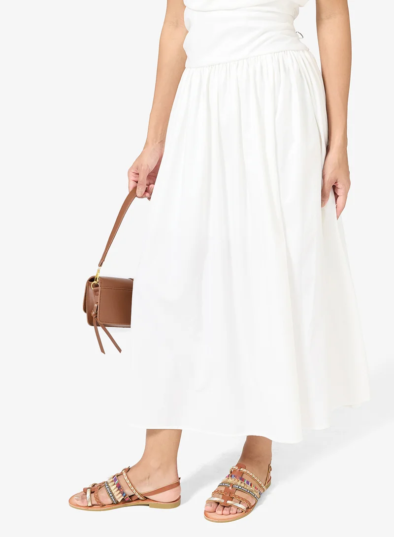 سافانا كولكشن صندل مسطح بأشرطة متعددة