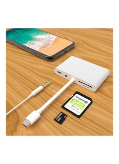 NIBEMINENT 7-In-1 Type C USB Hub Adapter With 4K HDMI Port White  - Image 5