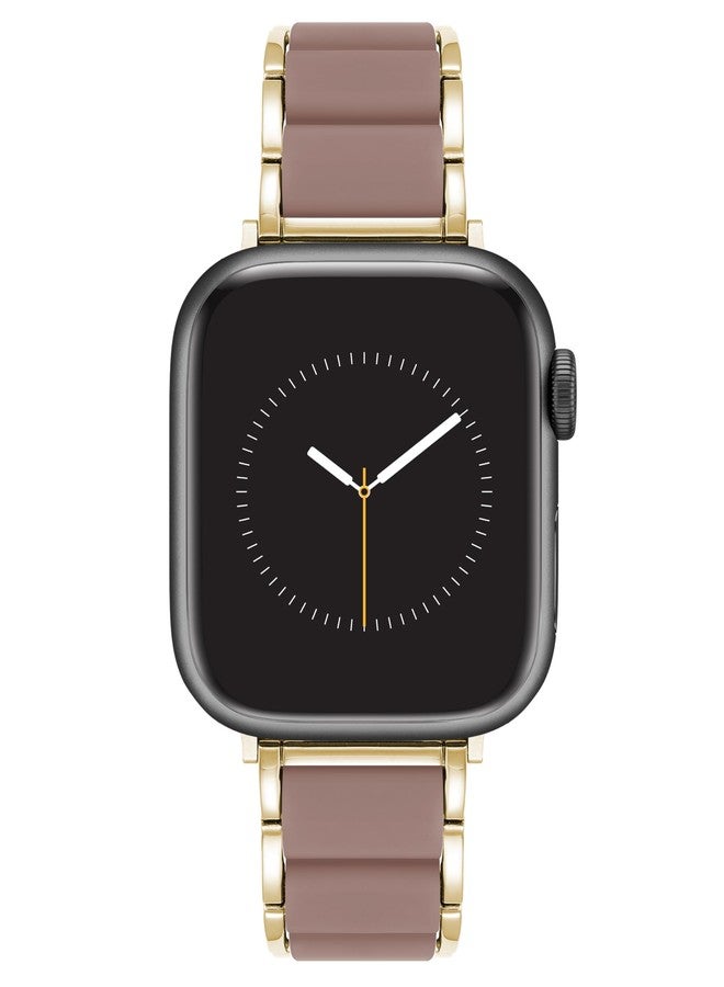 Anne Klein Silicone Fashion Bracelet for Apple Watch, Secure, Adjustable, Apple Watch Replacement Band, Fits Most Wrists, Gray - Image 1