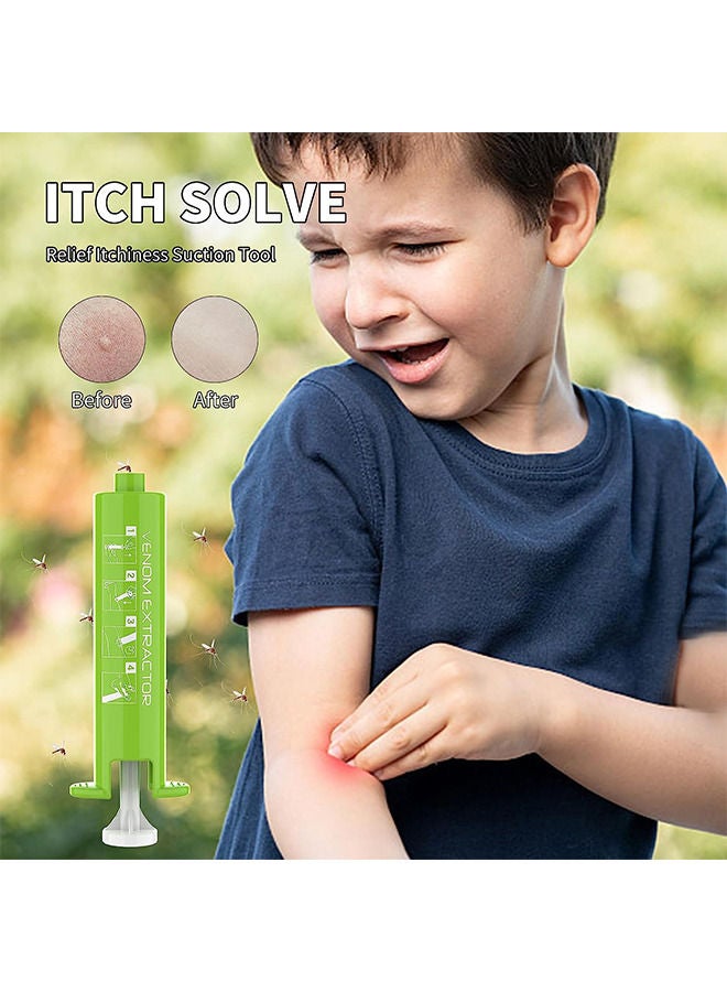 Generic Bug Bite Suction Tool Vacuum Venom Extractor for Mosquito Bee Insect Sting Itch Relief Poison Remover Snake Bite Emergency First Aid for Outdoor Climbing Camping Hiking Backpacking  - Image 2