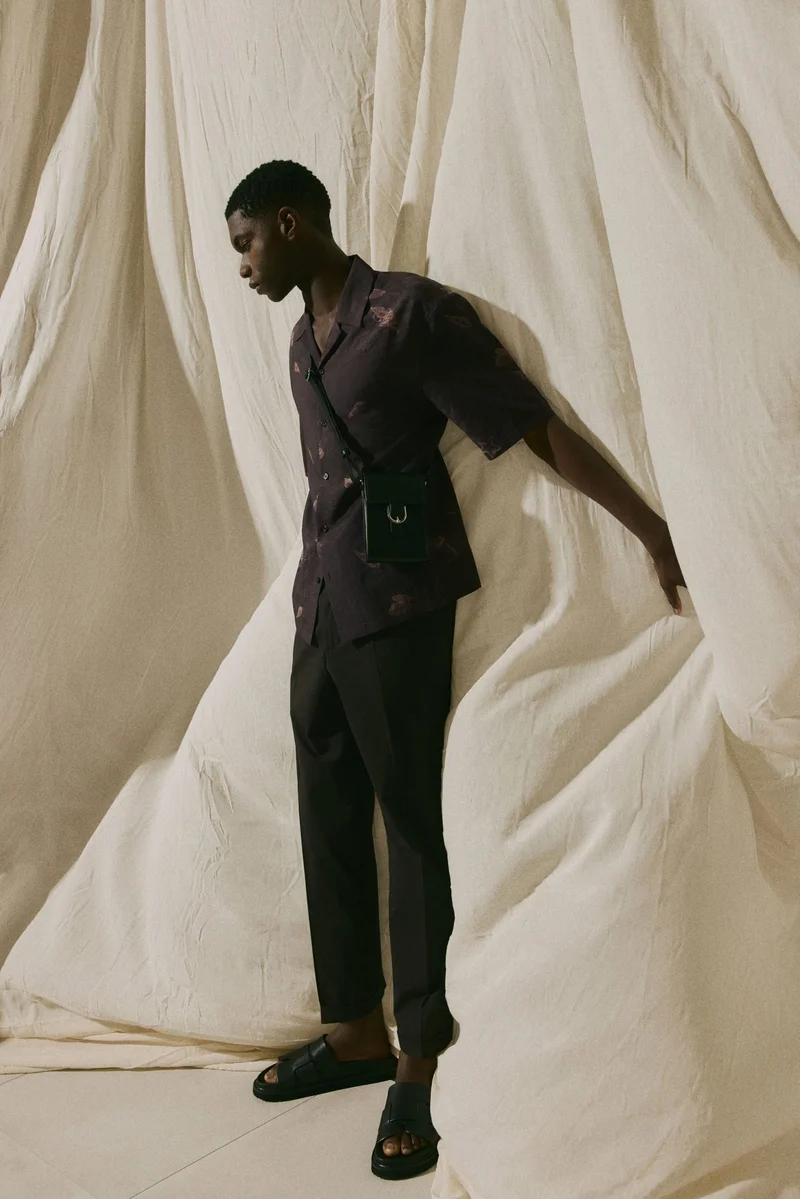 H&M Regular Fit Lyocell-blend resort shirt